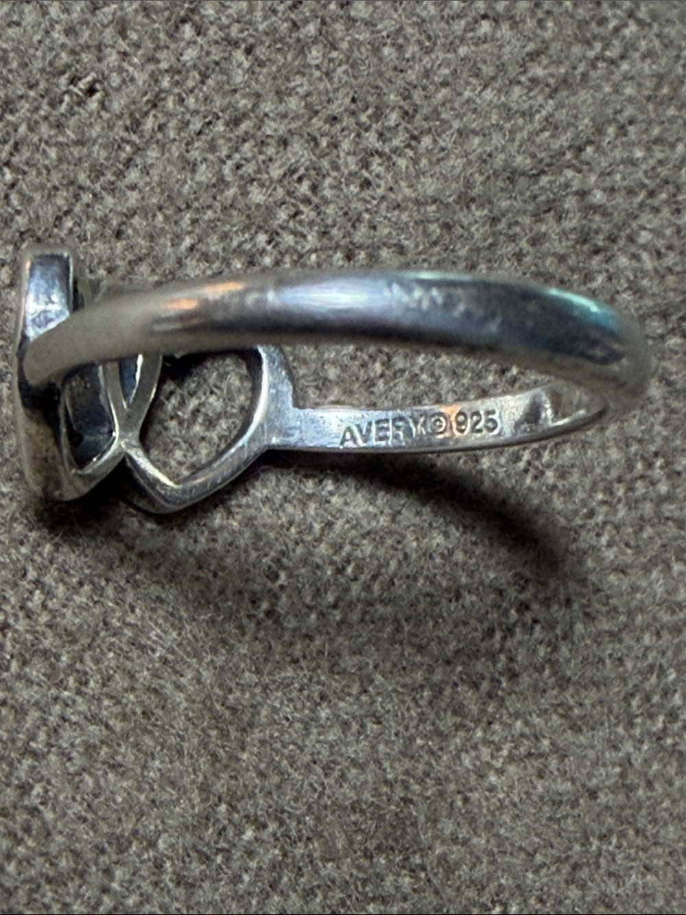 James Avery Two Hearts Together Size 5 - Picture 3 of 5